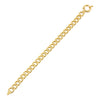Gold Medium Miami Curb Link Bracelet - Adina Eden's Jewels