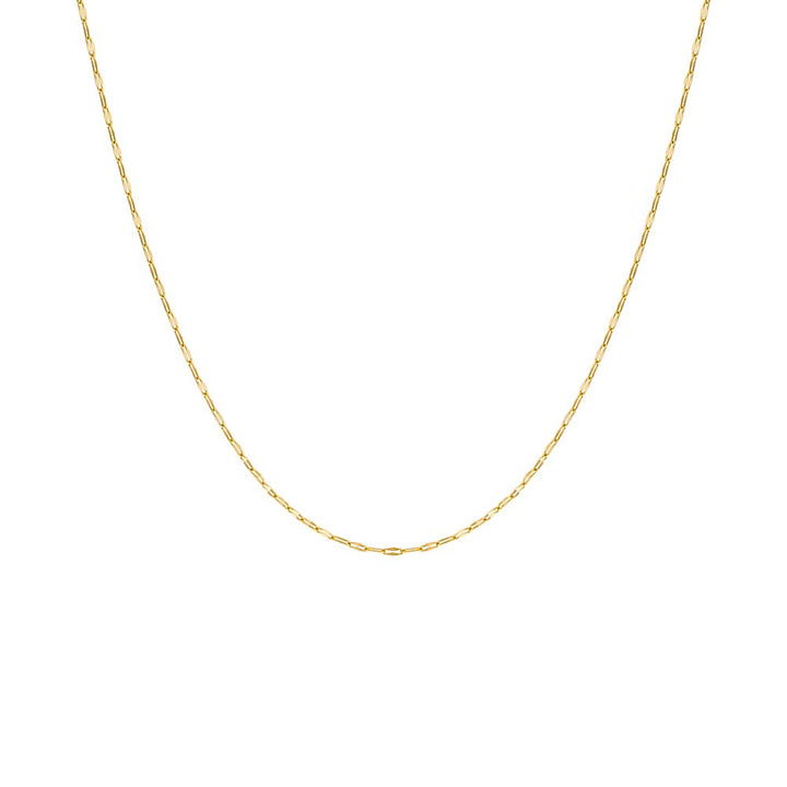 14K Gold / 15.75" Baby Mariner Link Chain Necklace 14K - Adina Eden's Jewels
