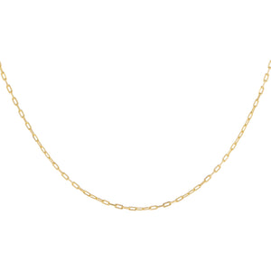 14K Gold / 16" XS Link Chain Necklace 14K - Adina Eden's Jewels