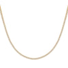 Gold / 18" Classic Thin Tennis Necklace - Adina Eden's Jewels
