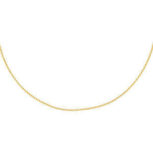 14K Gold / 16" Dainty Chain Necklace 14K - Adina Eden's Jewels