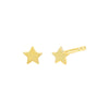 Gold Tiny Solid Star Stud Earring - Adina Eden's Jewels
