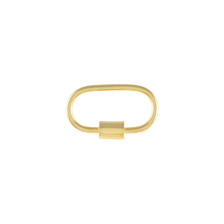 Gold Solid Toggle Charm - Adina Eden's Jewels