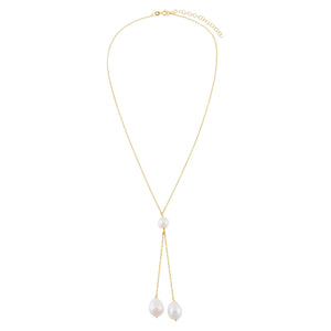  Pearl Dangling Lariat - Adina Eden's Jewels