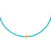 Turquoise Turquoise Bead Choker - Adina Eden's Jewels