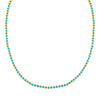 Turquoise / 3 MM CZ Bezel Necklace - Adina Eden's Jewels
