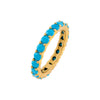Turquoise / 7 Turquoise Stone Ring - Adina Eden's Jewels