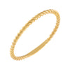 14K Gold / 6 Thin Rope Ring 14K - Adina Eden's Jewels
