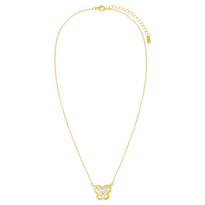  CZ Illusion Butterfly Necklace - Adina Eden's Jewels