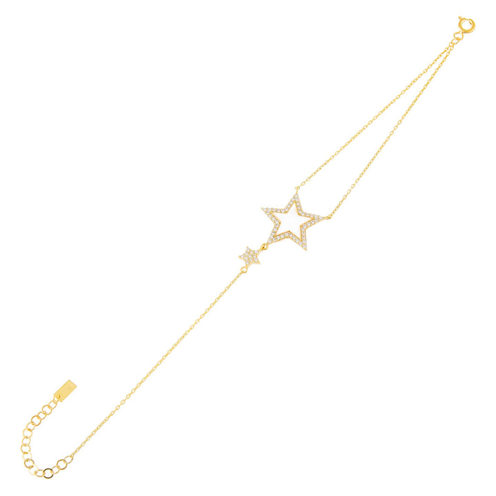  CZ Neon Star Bracelet - Adina Eden's Jewels