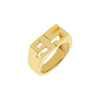 Gold / 3 Double Pinky Year Ring - Adina Eden's Jewels