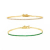 Emerald Green Classic With A Twist Bracelet Combo Set - Adina Eden's Jewels