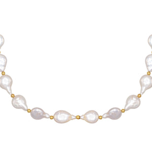 Pearl White Pearl Choker - Adina Eden's Jewels