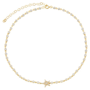  Star Bezel Choker - Adina Eden's Jewels