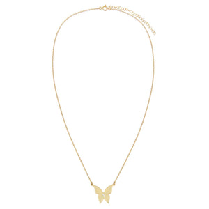  Engraved Butterfly Necklace - Adina Eden's Jewels