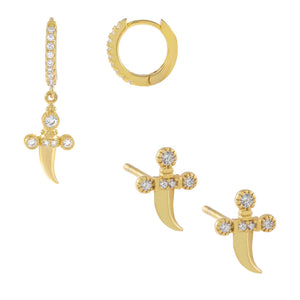 Gold The Dagger Combo Set - Adina Eden's Jewels