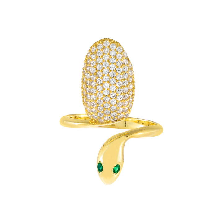  Pavé Snake Ring - Adina Eden's Jewels