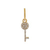 14K Gold Diamond Key Charm 14K - Adina Eden's Jewels