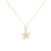 Gold Pavé Star Necklace - Adina Eden's Jewels