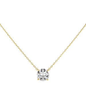 Gold Crystal Juliette Necklace - Adina Eden's Jewels