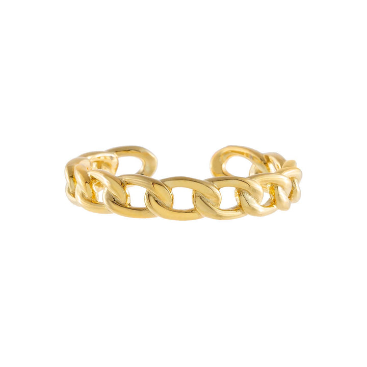  Thin Braided Chain Ring - Adina Eden's Jewels