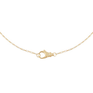 Gold Small Clasp Link Necklace - Adina Eden's Jewels