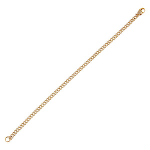  Diamond Baby Pavé Cuban Link Bracelet 14K - Adina Eden's Jewels