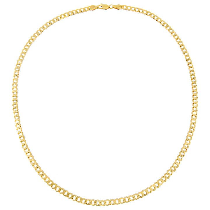  Extra Flat Cuban Chain Necklace - Adina Eden's Jewels