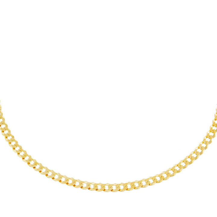 Gold Cuban Chain Necklace - Adina Eden's Jewels