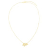  Solid Double Star Necklace - Adina Eden's Jewels