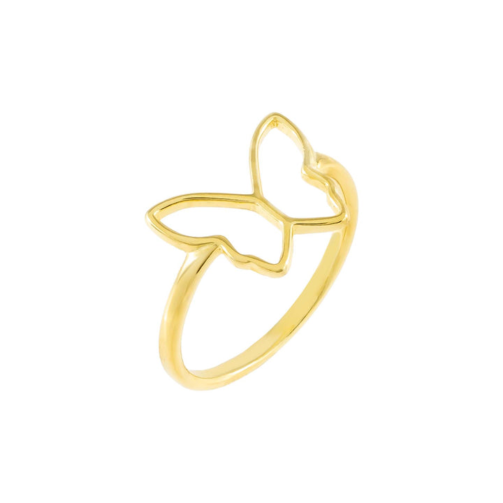Gold / 7 Open Butterfly Ring - Adina Eden's Jewels
