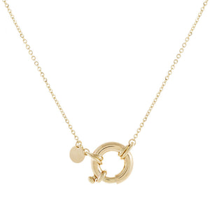 14K Gold Toggle Necklace 14K - Adina Eden's Jewels