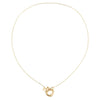  Diamond Charm Toggle Necklace 14K - Adina Eden's Jewels