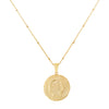 Gold / Large Vintage Coin Beaded Necklace - Adina Eden's Jewels