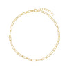 Gold Oval Link Anklet - Adina Eden's Jewels