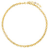  Pavé Circular Link Necklace - Adina Eden's Jewels