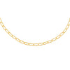 Gold Twisted Paperclip Choker - Adina Eden's Jewels