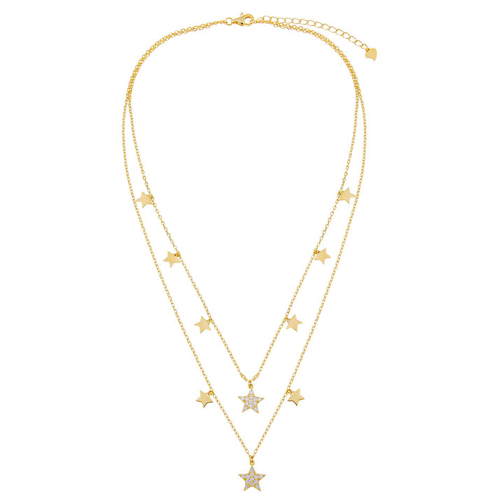  Two In One Stars Necklace/Choker - Adina Eden's Jewels