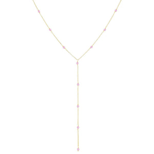  Pastel Pearl Lariat - Adina Eden's Jewels