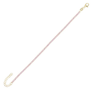  Pastel Tennis Bracelet - Adina Eden's Jewels