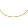 Gold / 2.5 MM / 15" Rope Chain Necklace - Adina Eden's Jewels