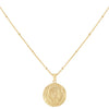 Gold / Small Vintage Coin Beaded Necklace - Adina Eden's Jewels