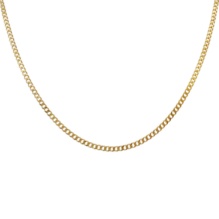 Gold Cuban Chain Necklace - Adina Eden's Jewels