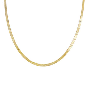 Gold Snake Chain Necklace - Adina Eden's Jewels
