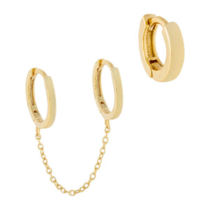 Combo Solid Cartilage X Huggie Earring Combo Set - Adina Eden's Jewels