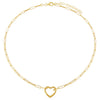  Open Heart Link Necklace - Adina Eden's Jewels
