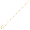 14K Gold Thin Bars X Singapore Bracelet 14K - Adina Eden's Jewels
