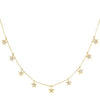 Gold CZ Stars Necklace - Adina Eden's Jewels