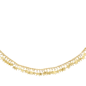 Gold Dangling Star Necklace - Adina Eden's Jewels