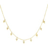 Gold CZ Starburst Necklace - Adina Eden's Jewels